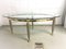 Glass Table with Brass Frame, 1960s 1