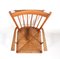 Butaca Arts & Crafts modernista de roble con asiento Rush, década de 1900, Imagen 10