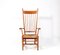 Arts & Crafts Art Nouveau High Back Armchair in Oak with Rush Seat, 1900s, Image 4