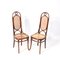 Art Nouveau Model 17 High Back Chairs in Beech by Michael Thonet for Gebrüder Thonet Vienna Gmbh, 1890s, Set of 2, Image 1