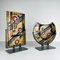 Geometrische Vasen aus Muranoglas, Italien, 2000er, 2er Set 6
