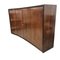 Large Mid-Century German Wooden Sideboard by Schonhoff for Mobelhauss, Image 4