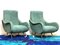 Lady Lounge Chairs attributed to Marco Zanuso, Italy, 1960s, Set of 2 2