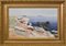 Louis Haas, Marina, óleo sobre lienzo, siglo XX, enmarcado, Imagen 1