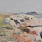 Louis Haas, Paesaggio marino, Olio su tela, XX secolo, Incorniciato, Immagine 5