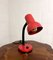 Red Desk Lamp, 1970s 1