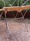 Creole Boat Folding Chairs in Stainless Steel and Canvas attributed to Maurizio Gucci, 1985, Set of 2, Image 7