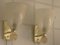 Pulegoso Murano Glass Wall Lights with Glitter and Gold Bubbles in the style of Barovier, 2000s, Set of 2 17