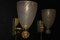 Lampade da parete Pulegoso in vetro di Murano con brillantini e bolle dorate in stile Barovier, inizio XXI secolo, set di 2, Immagine 6