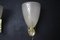 Pulegoso Murano Glas Wandlampen mit Glitzer und goldenen Blasen im Stil von Barovier, 2000er, 2er Set 8