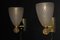 Pulegoso Murano Glass Wall Lights with Glitter and Gold Bubbles in the style of Barovier, 2000s, Set of 2 3