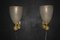 Pulegoso Murano Glass Wall Lights with Glitter and Gold Bubbles in the style of Barovier, 2000s, Set of 2, Image 2