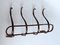 Vintage Bentwood Wall Coat Rack, 1960s 5