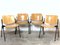 DSC 106 Desk Chairs by Giancarlo Piretti for Castelli / Anonima Castelli, Italy, 1960s, Set of 4, Image 3
