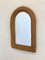 Vintage Mirror in Wicker and Bamboo, 1970s, Image 1