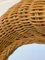 Vintage Mirror in Wicker and Bamboo, 1970s, Image 7