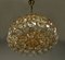 Chandelier in Gold Plate and Faceted Crystals from Palwa, 1970s 2