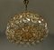 Chandelier in Gold Plate and Faceted Crystals from Palwa, 1970s, Image 2