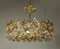 Chandelier in Gold Plate and Faceted Crystals from Palwa, 1970s, Image 5