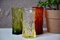 Bicchieri da cocktail vintage in granito, anni '60, set di 3, Immagine 2