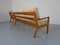 Mid-Century Danish Senator 3-Seater Sofa and Armchair in Teak by Ole Wanscher for Poul Jeppesen, 1960s, Set of 2 5