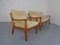 Canapé 3 Places et Fauteuil Senator Mid-Century en Teck par Ole Wanscher pour Poul Jeppesen, Danemark, 1960s, Set de 2 23