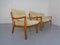 Mid-Century Danish Senator 3-Seater Sofa and Armchair in Teak by Ole Wanscher for Poul Jeppesen, 1960s, Set of 2 2