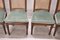 Antique Dining Chairs in Walnut and Vienna Straw, 18th Century, Set of 6, Image 2