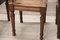 Antique Dining Chairs in Walnut and Vienna Straw, 18th Century, Set of 6 15