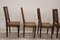 Antique Dining Chairs in Walnut and Vienna Straw, 18th Century, Set of 6 16
