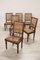 Antique Dining Chairs in Walnut and Vienna Straw, 18th Century, Set of 6, Image 9