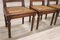 Antique Dining Chairs in Walnut and Vienna Straw, 18th Century, Set of 6 10