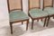Antique Dining Chairs in Walnut and Vienna Straw, 18th Century, Set of 6 12