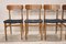 Scandinavian Dining Chairs in Beech, 1960s, Set of 6 2