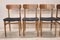 Scandinavian Dining Chairs in Beech, 1960s, Set of 6, Image 2