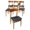 Scandinavian Dining Chairs in Beech, 1960s, Set of 6 1