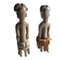 African Artist, Figures, Wood Carved Sculptures, Set of 2 3