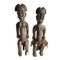 African Artist, Figures, Wood Carved Sculptures, Set of 2 9