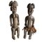 African Artist, Figures, Wood Carved Sculptures, Set of 2 6