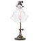 French Art Deco Cast Iron and Frosted Glass Table or Desk Light, 1920s 3
