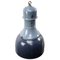 Lámpara colgante industrial vintage de fábrica esmaltada en azul, Imagen 2