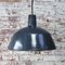 Vintage Industrial Blue Enamel Pendant Light 4