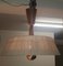 Extendable Raffia Train Pendant Lamp from Temde, 1970s, Image 1