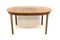 Scandinavian Walnut Dining Table, 1960 1