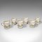 English Cased Tea Set with Ceramic Coffee Cans and Silver Spoons, 1930s, Set of 19, Image 7