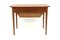 Scandinavian Worktable in Teak and Rattan, 1960 1