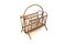 Scandinavian Magazine Holder in Rattan, 1950 3