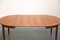 Scandinavian Teak Dining Table with Extension Leaves 7