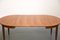Scandinavian Teak Dining Table with Extension Leaves, Image 7