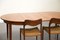 Scandinavian Teak Dining Table with Extension Leaves, Image 10